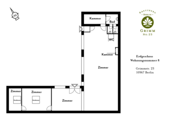 Rarität: Sehr attraktive Erdgeschossfläche in der Remise, 10967 Berlin, Praxisfläche