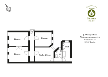 Großzügige und frisch renovierte Wohnung im begehrten Graefekiez, 10967 Berlin, Etagenwohnung